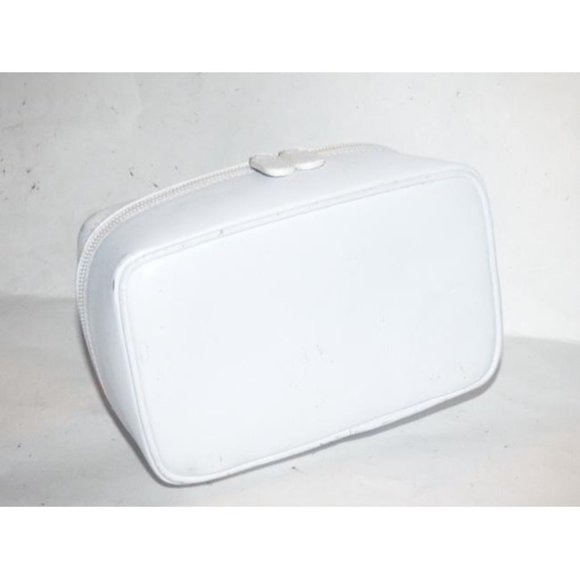 Gucci Vintage White Leather Satchel Train Case Cosmetic Case - Picture 2 of 12